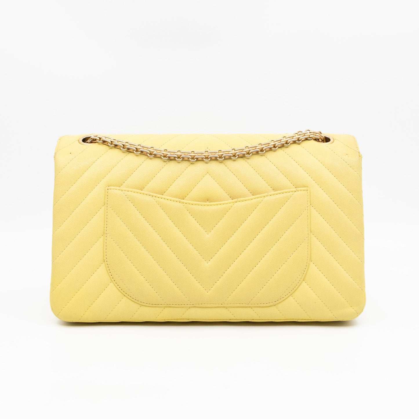 2.55 Reissue 226 Double Flap Bag Yellow Leather