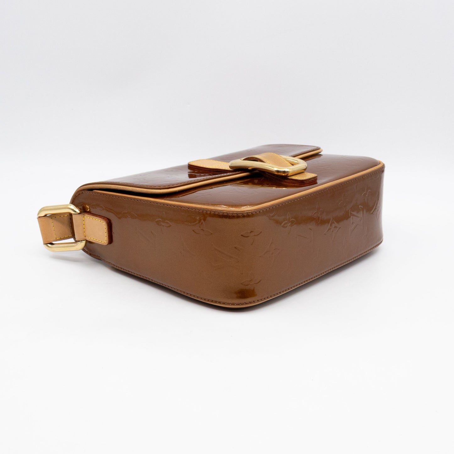 Louis-vuitton Christie GM Vernis Bronze