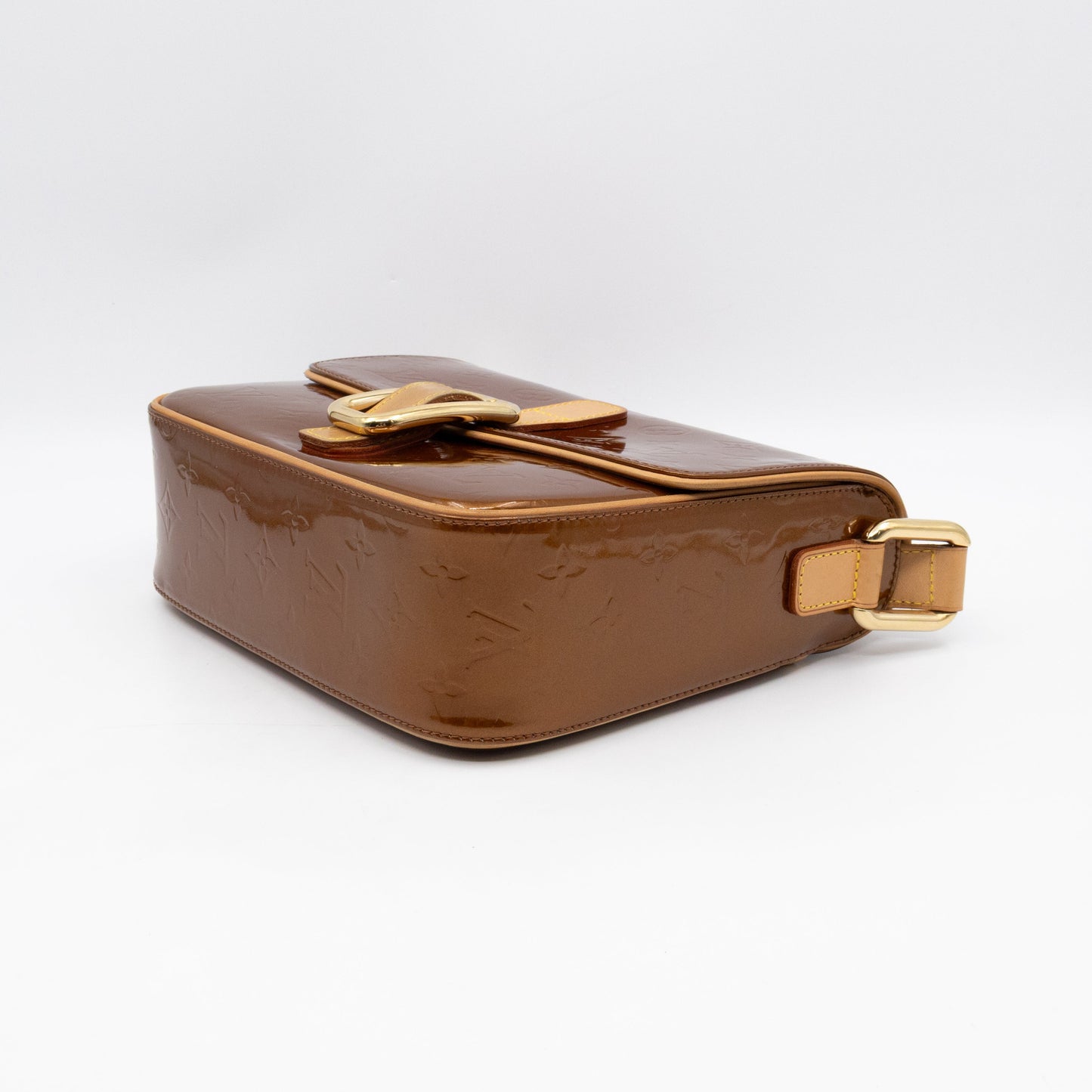 Louis-vuitton Christie GM Vernis Bronze