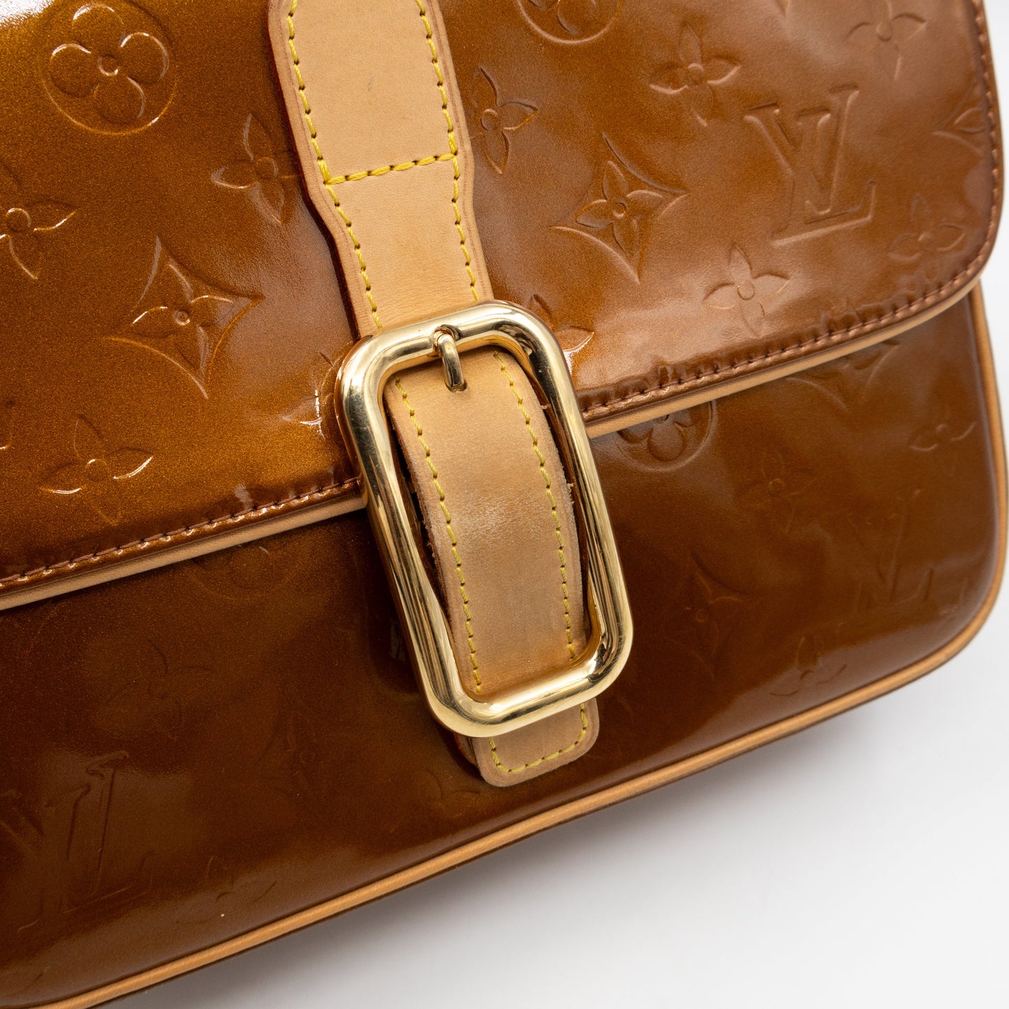 Louis-vuitton Christie GM Vernis Bronze