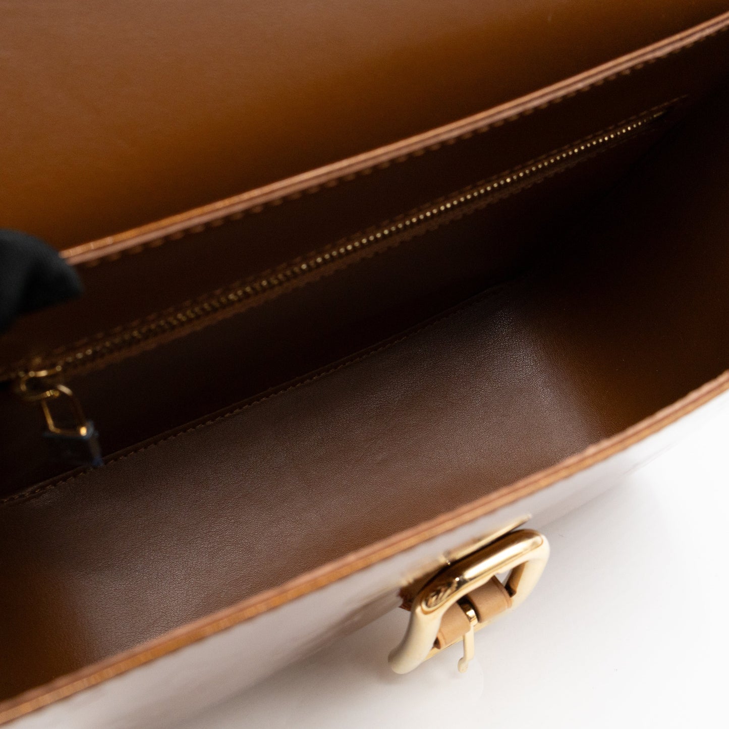 Louis-vuitton Christie GM Vernis Bronze