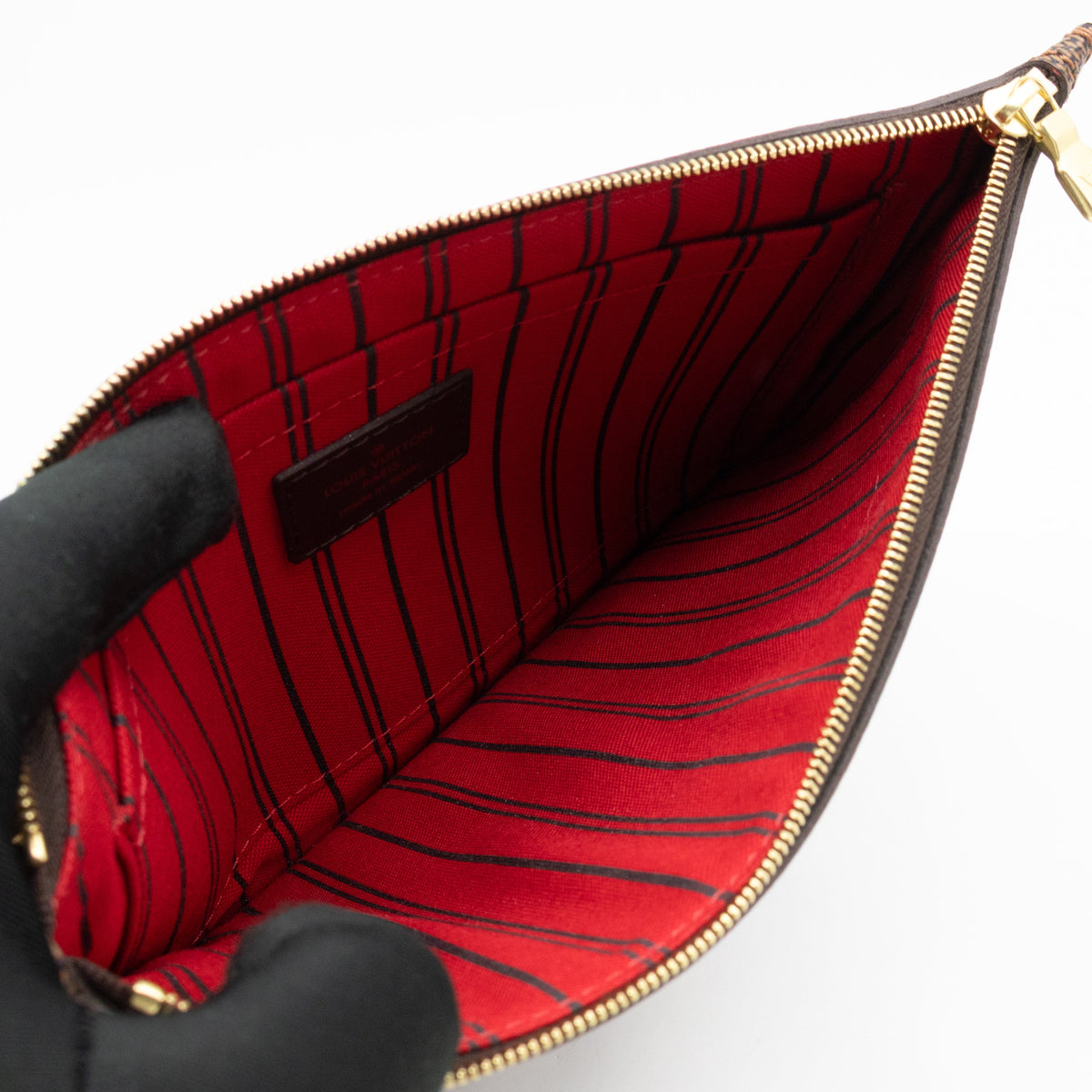Louis-vuitton Neverfull Pochette Damier Ebene