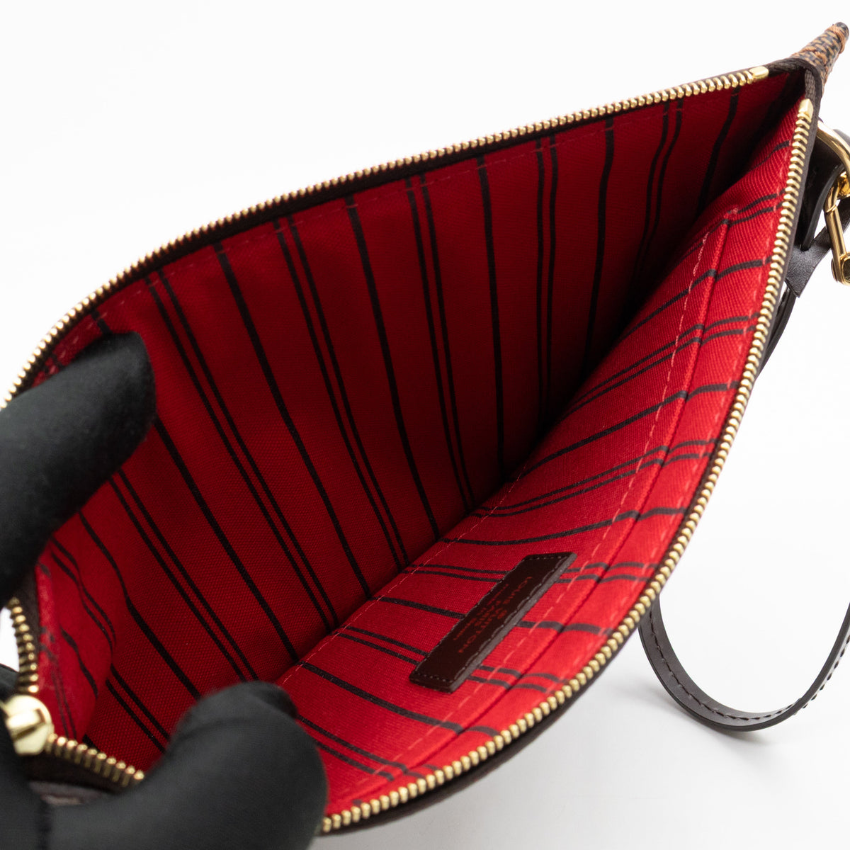 Louis-vuitton Neverfull Pochette Damier Ebene