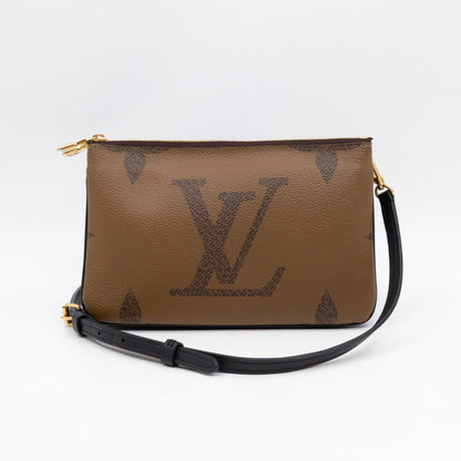 Double Zip Pochette Monogram Giant Reverse
