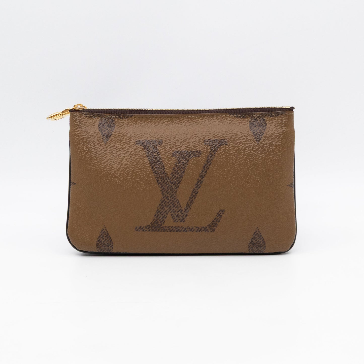 Double Zip Pochette Monogram Giant Reverse