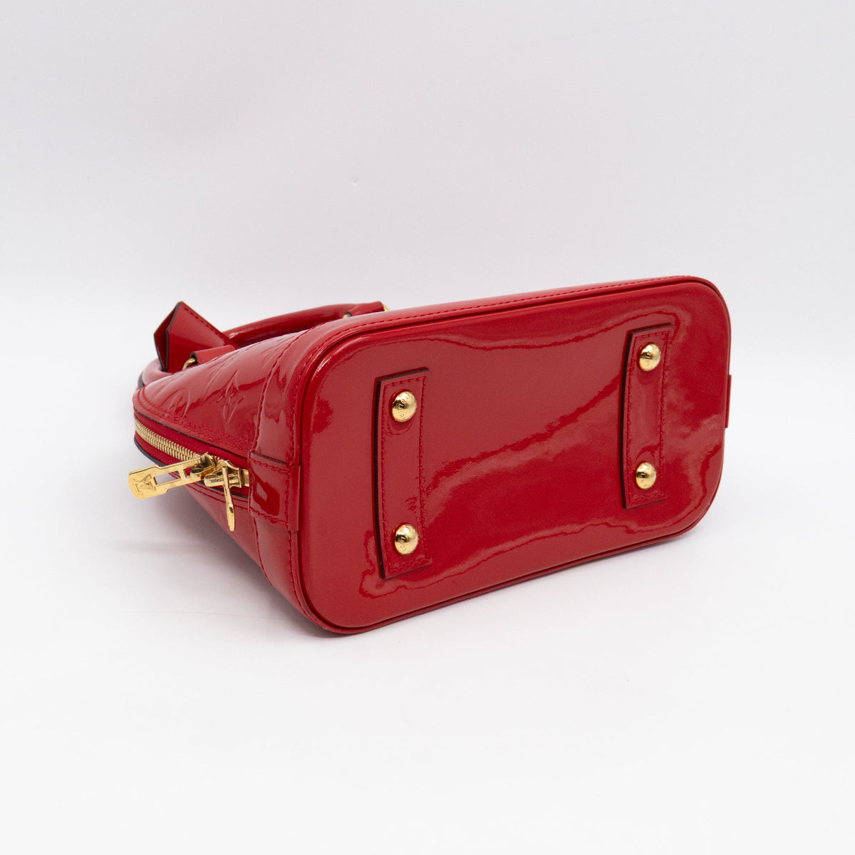 Louis-vuitton Alma BB Vernis Red