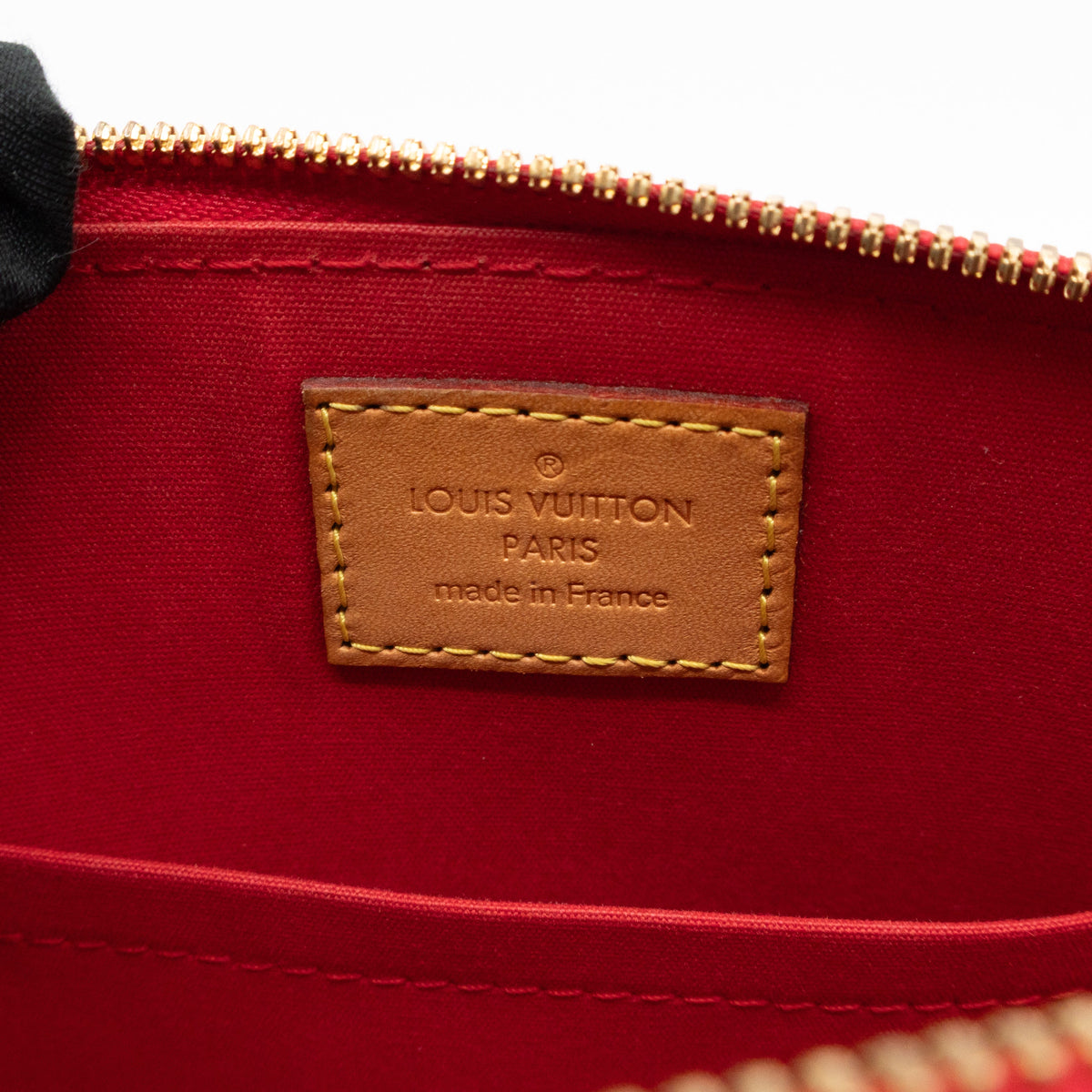 Louis-vuitton Alma BB Vernis Red