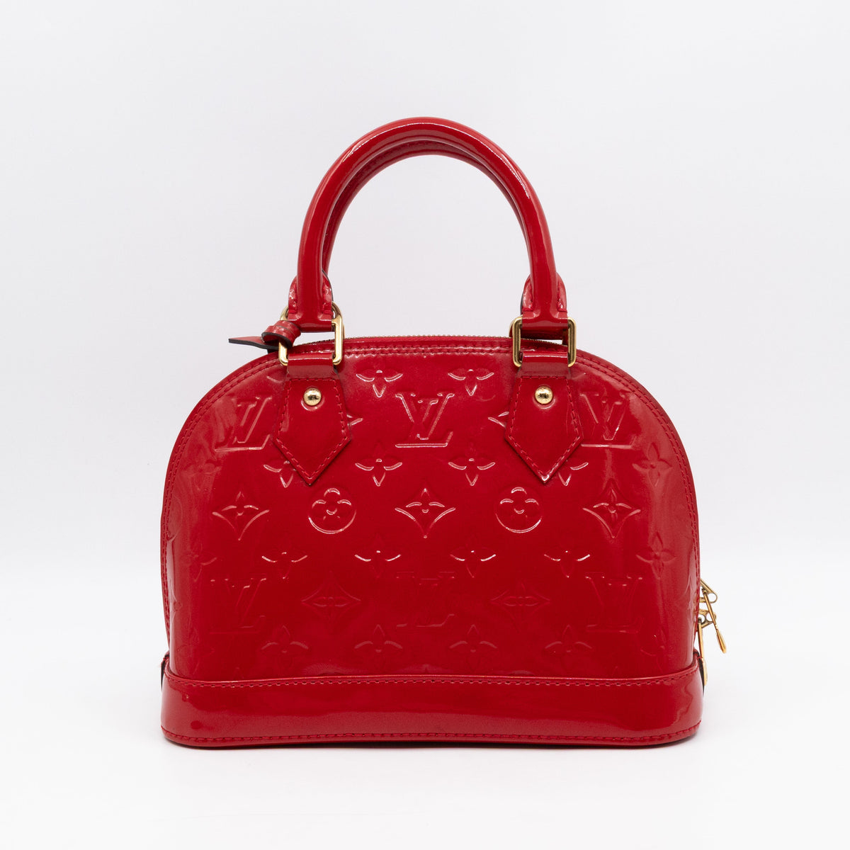 Louis-vuitton Alma BB Vernis Red