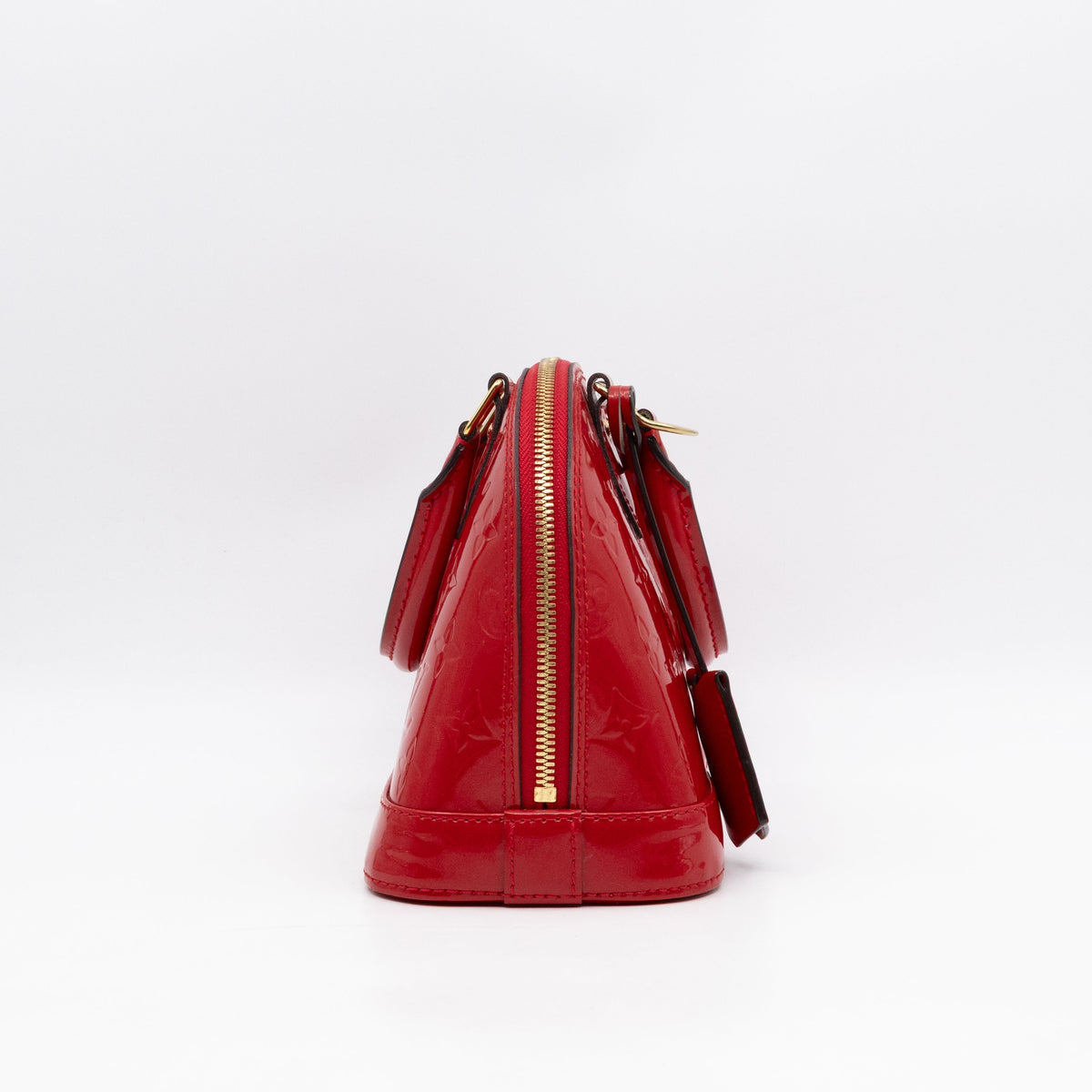 Louis-vuitton Alma BB Vernis Red