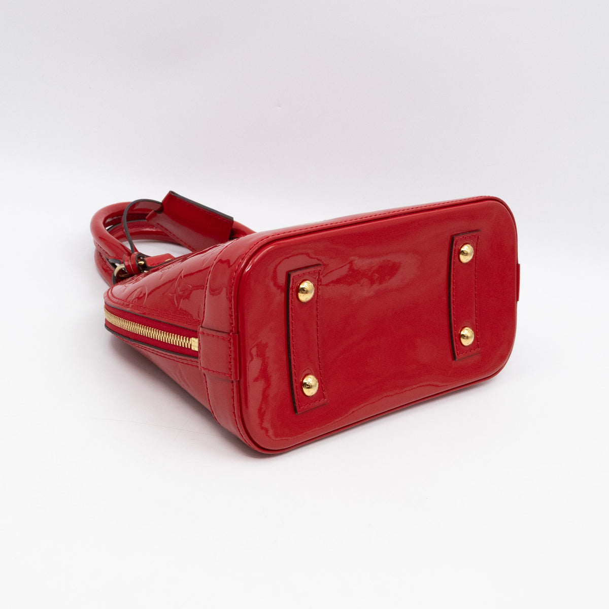 Louis-vuitton Alma BB Vernis Red