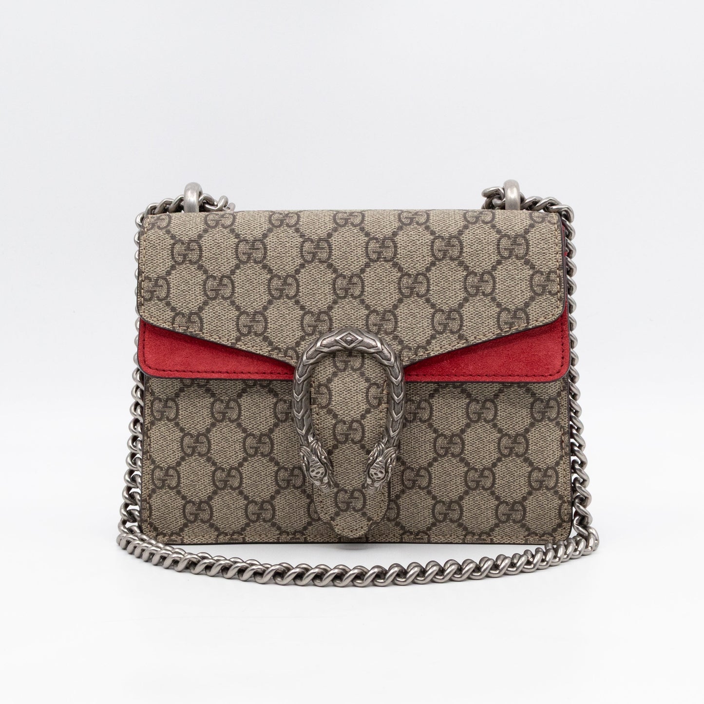 Dionysus Mini GG Supreme Red Suede