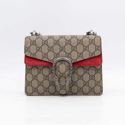 Dionysus Mini GG Supreme Red Suede
