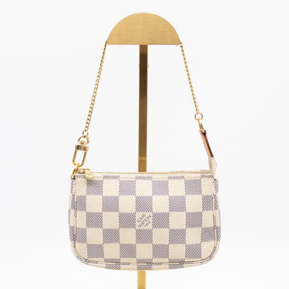 Mini Pochette Accessoires Damier Azur