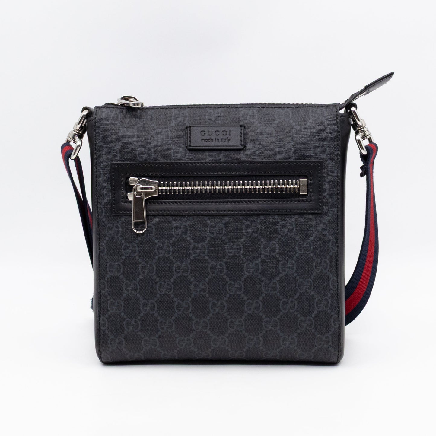 Small Messenger GG Supreme Black