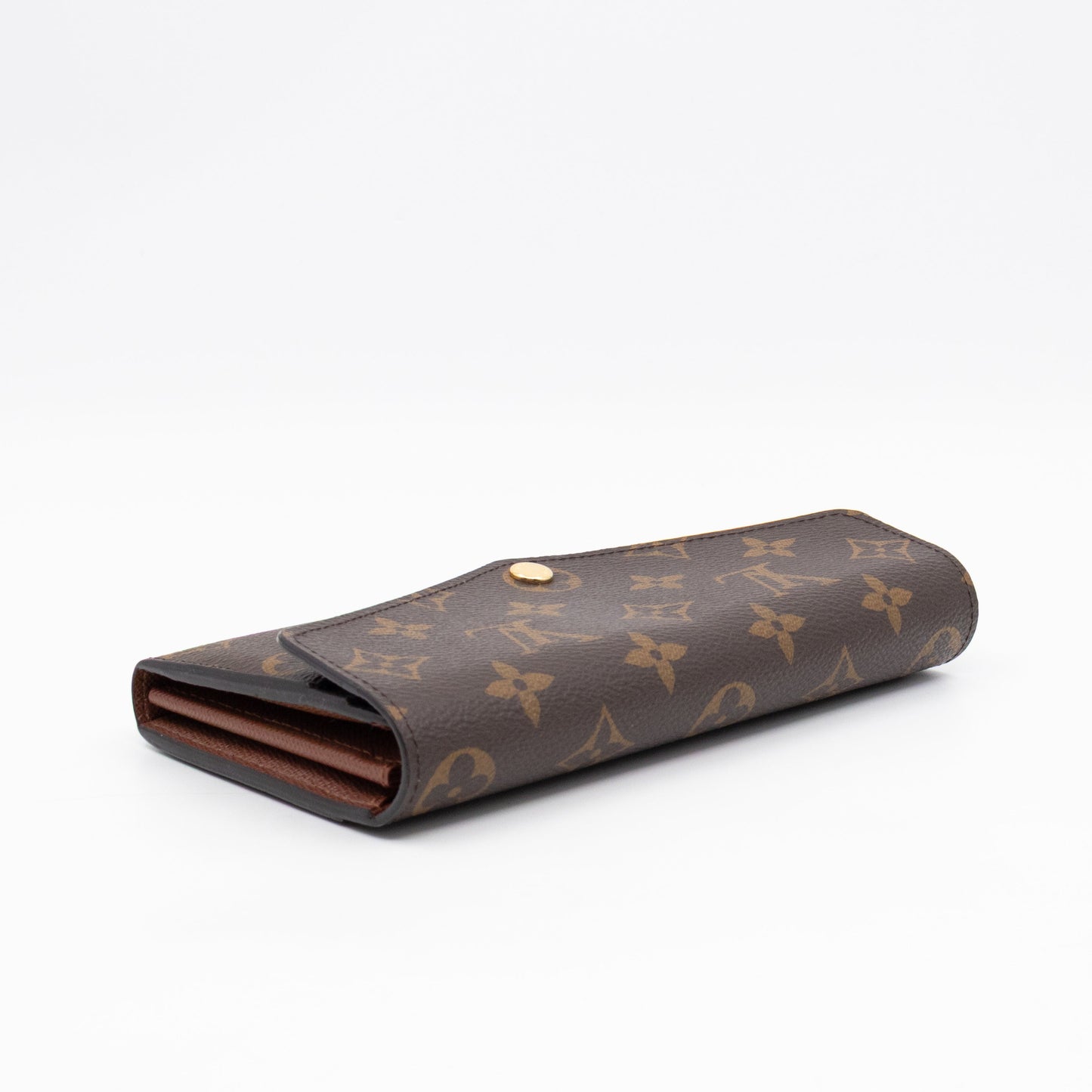 Louis-vuitton Sarah Wallet Monogram Brown