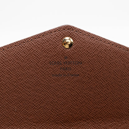 Louis-vuitton Sarah Wallet Monogram Brown