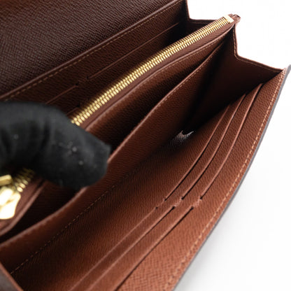 Louis-vuitton Sarah Wallet Monogram Brown
