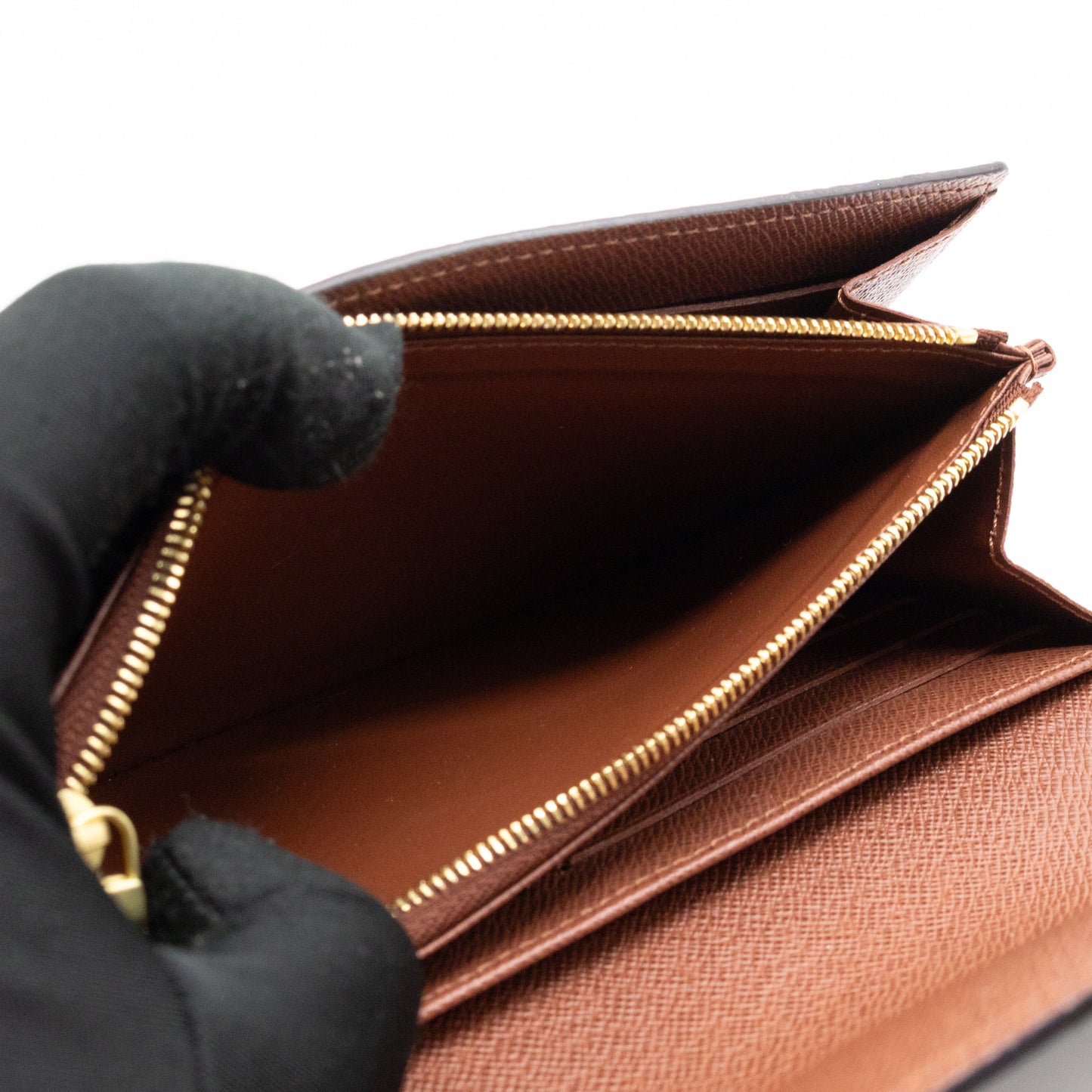 Louis-vuitton Sarah Wallet Monogram Brown