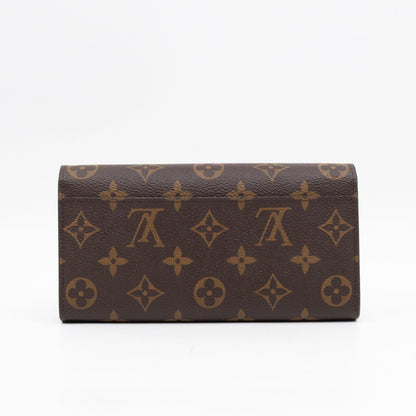 Louis-vuitton Sarah Wallet Monogram Brown