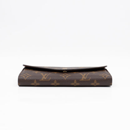 Louis-vuitton Sarah Wallet Monogram Brown
