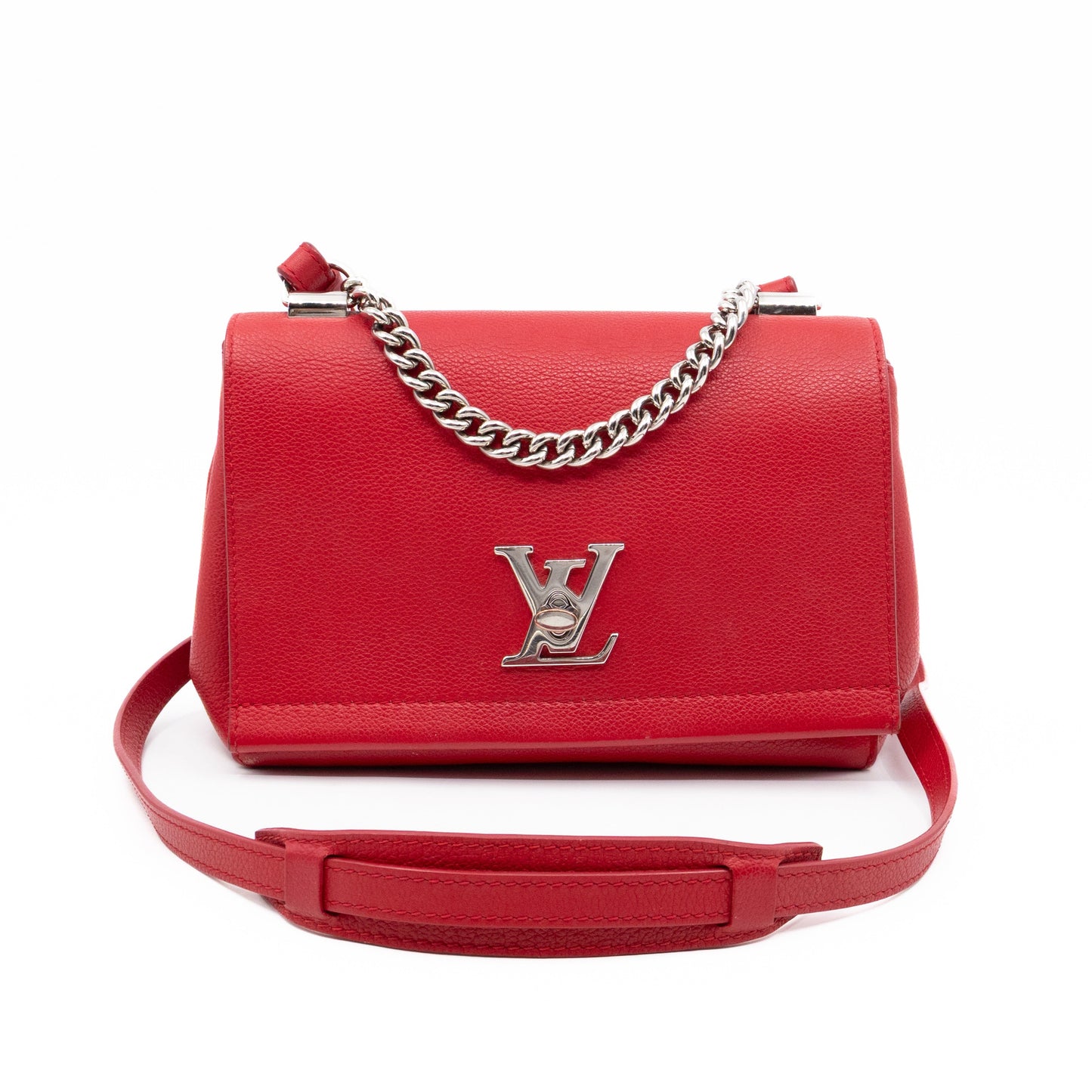 Louis-vuitton LockMe II BB Red Leather