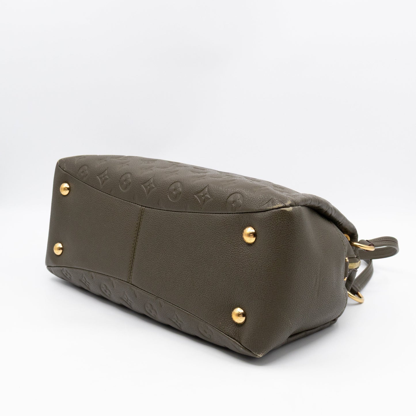 Louis-vuitton Ponthieu PM Green Monogram Empreinte