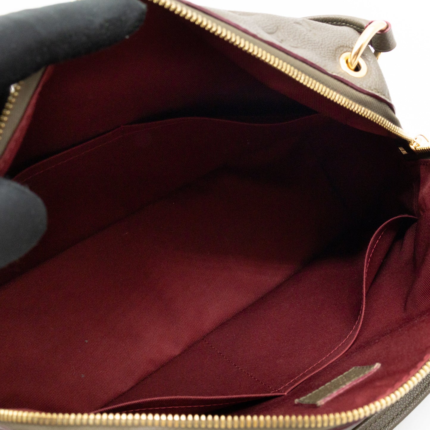 Louis-vuitton Ponthieu PM Green Monogram Empreinte