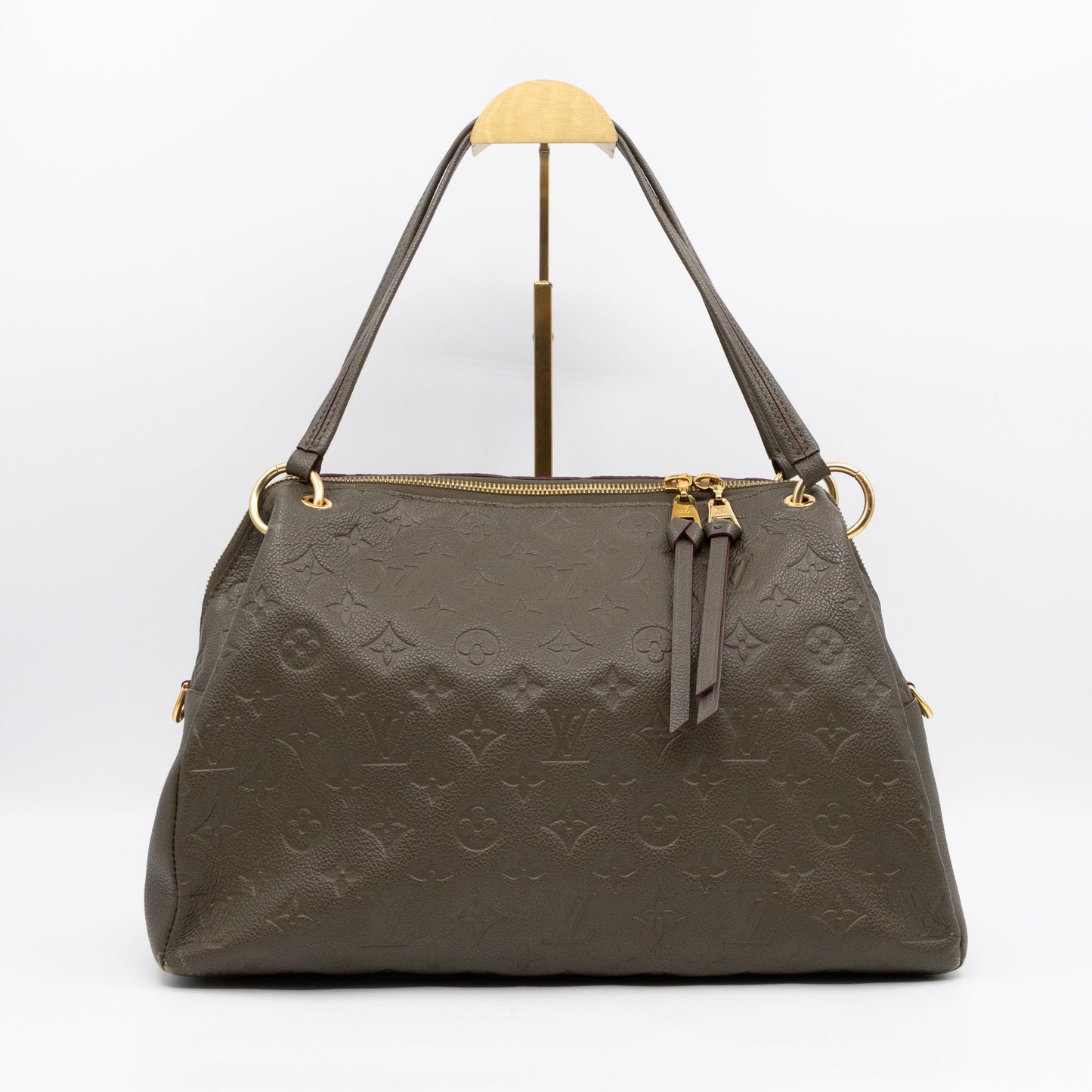 Louis-vuitton Ponthieu PM Green Monogram Empreinte