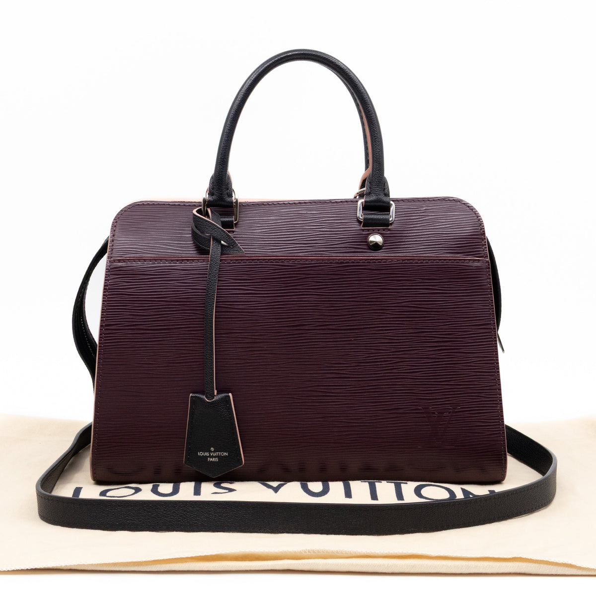Louis-vuitton Vaneau GM Violet Epi Leather