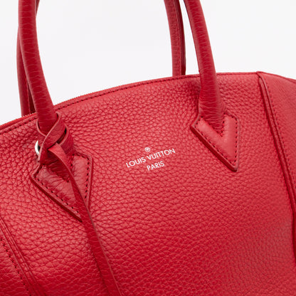 Louis-vuitton Soft Lockit PM Taurillon Leather Rubis