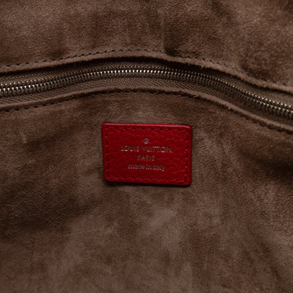 Louis-vuitton Soft Lockit PM Taurillon Leather Rubis