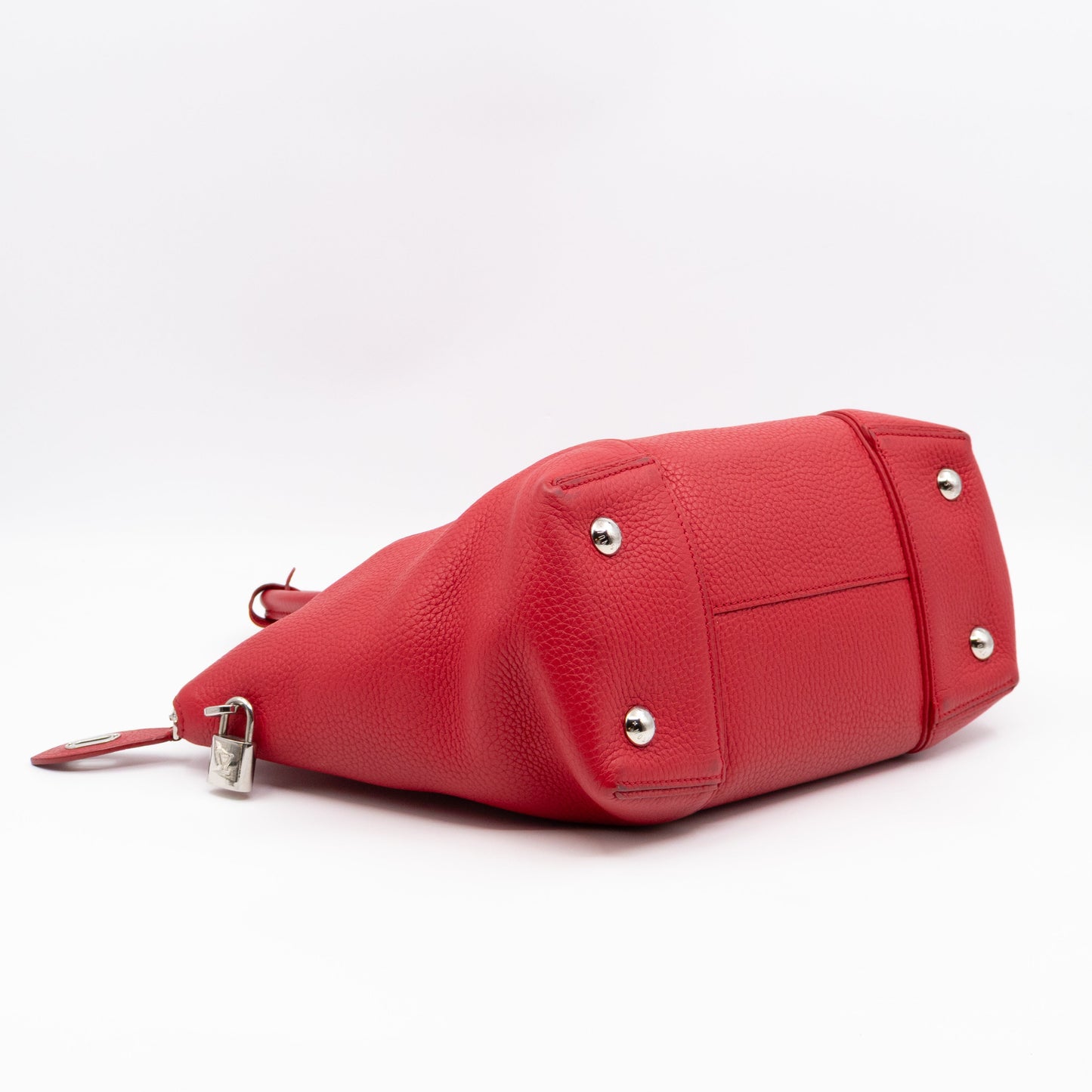 Louis-vuitton Soft Lockit PM Taurillon Leather Rubis