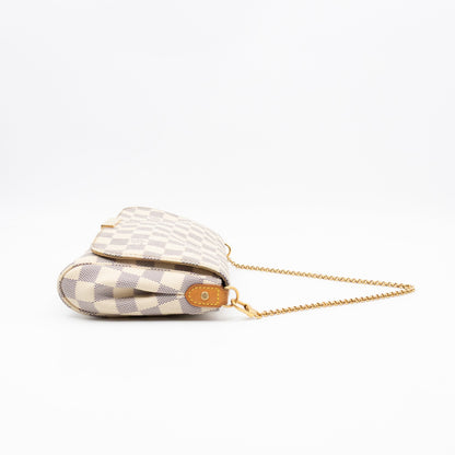 Favorite MM Damier Azur