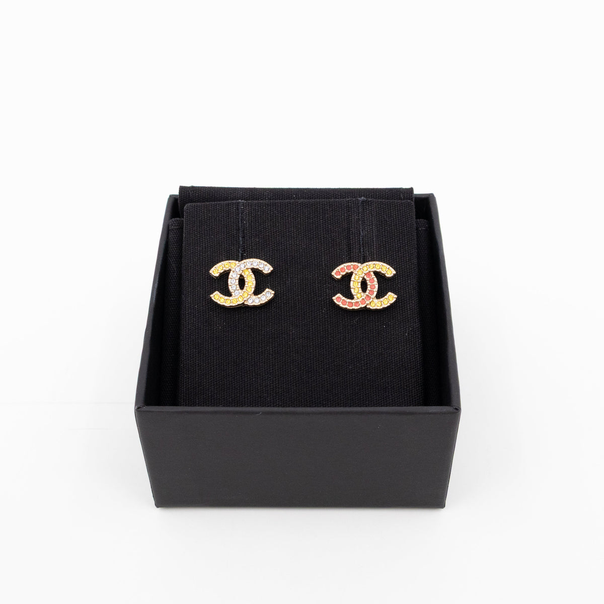 CC Crystal Earrings Gold