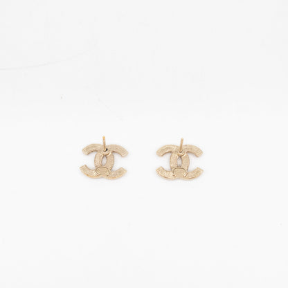 CC Crystal Earrings Gold
