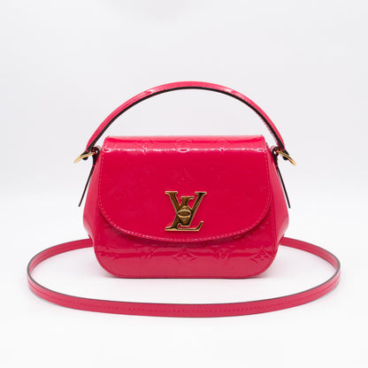 Pasadena Hot Pink Vernis Leather