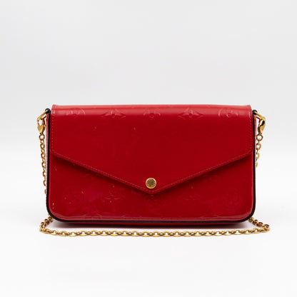 Pochette Felicie Vernis Red