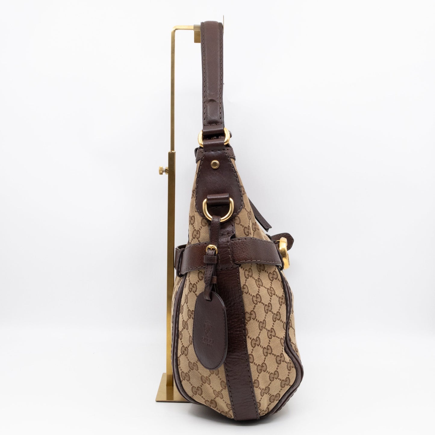 GG Running Hobo Bag Brown