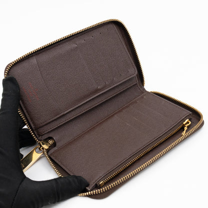Louis-vuitton Compact Zippy Wallet Damier Ebene