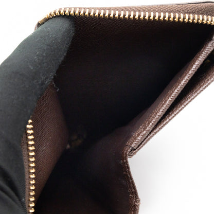 Louis-vuitton Compact Zippy Wallet Damier Ebene