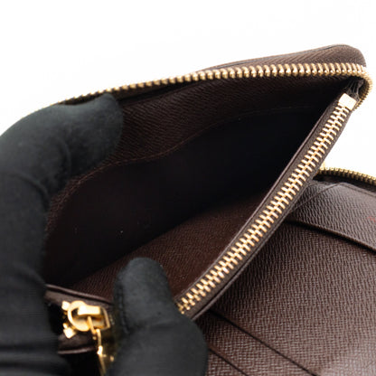 Louis-vuitton Compact Zippy Wallet Damier Ebene