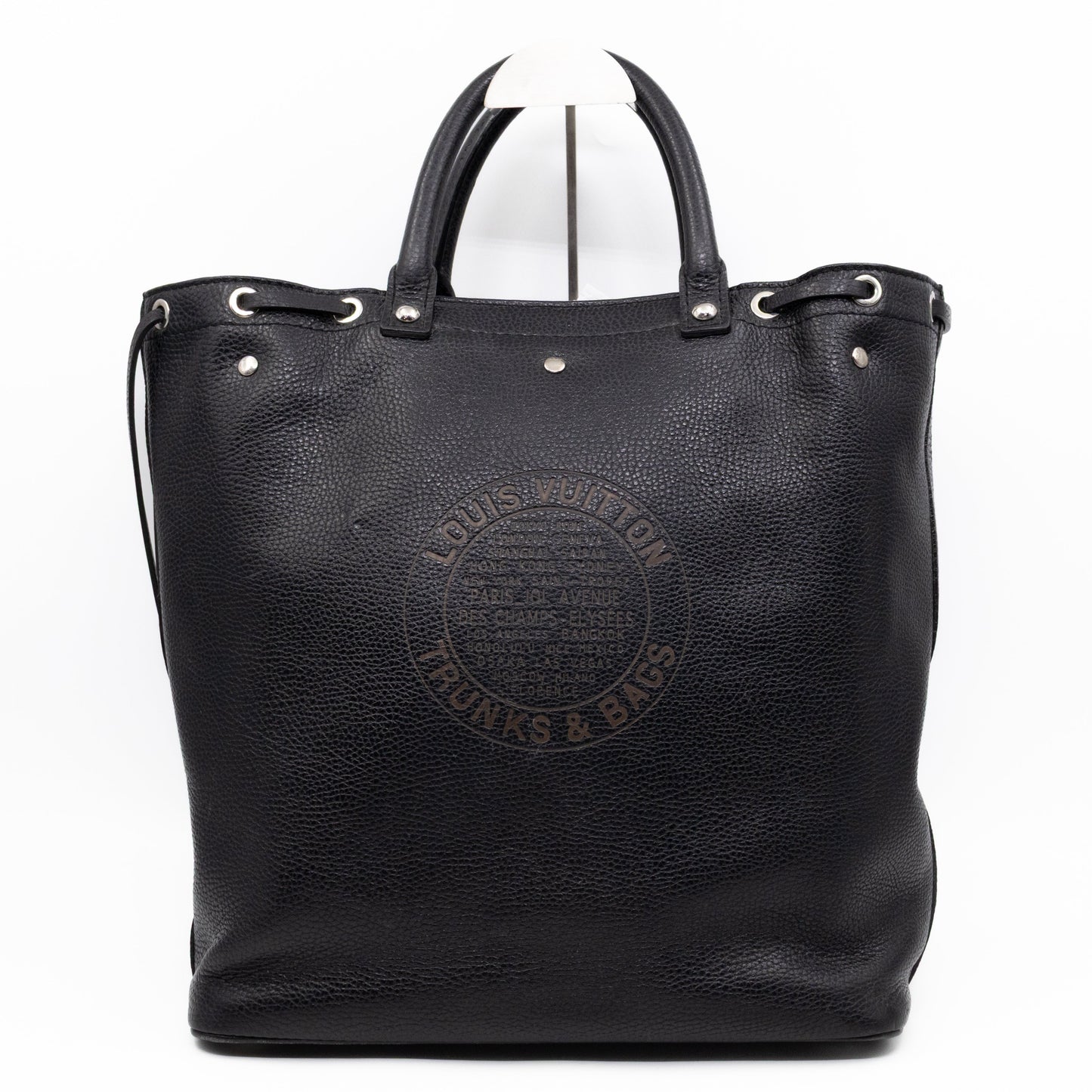 Tobago Trunks & Bags Black Suhali Leather