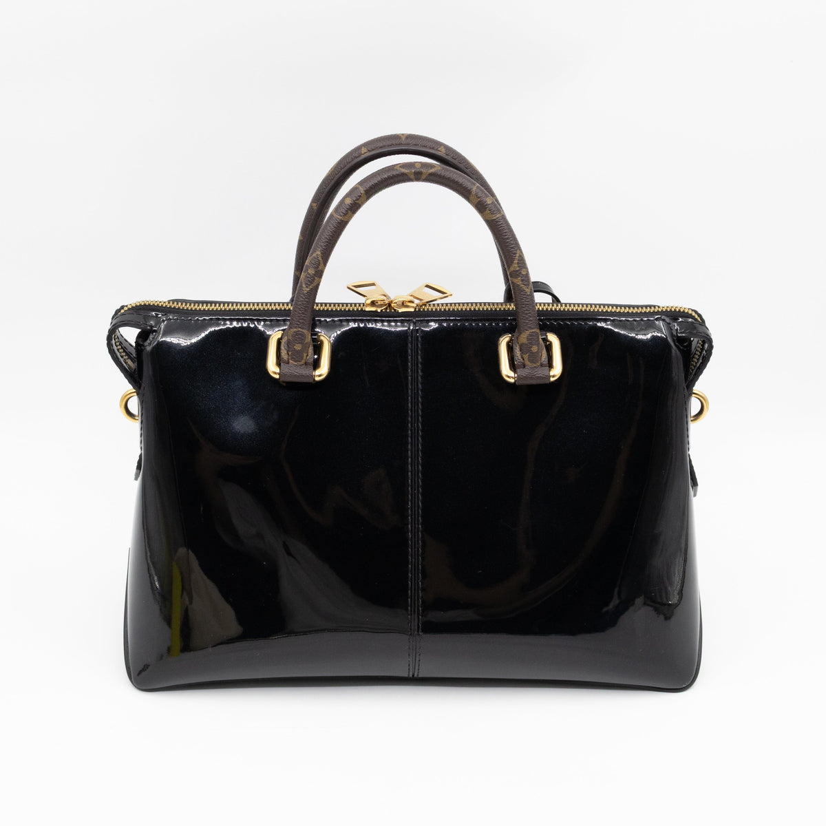 Miroir Tote Metallic Black Vernis