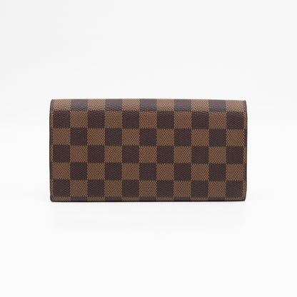 Emilie Wallet Damier Ebene Fucshia