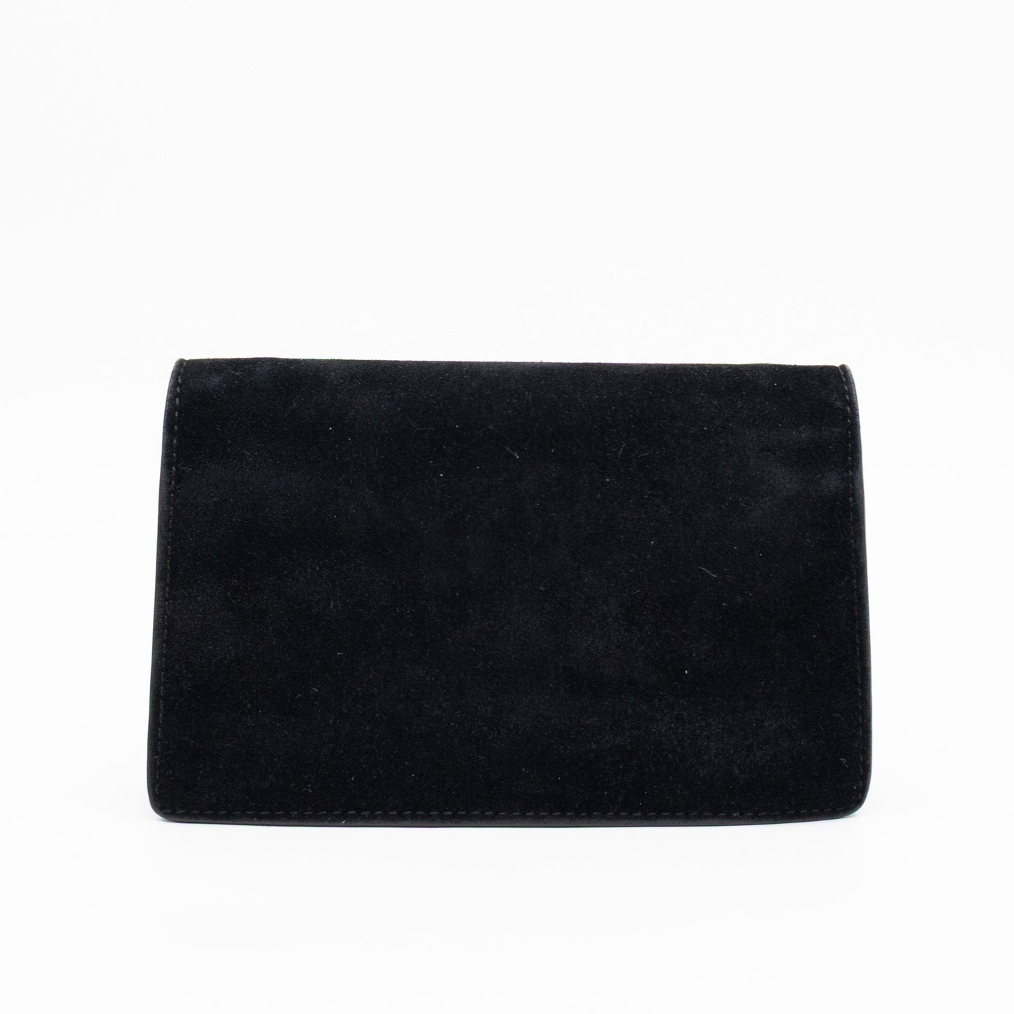 Dionysus Super Mini Black Suede Leather