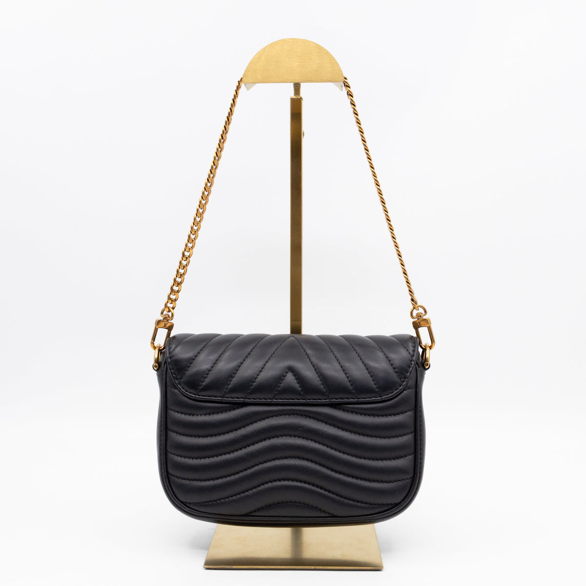 New Wave Multi Pochette Black Leather