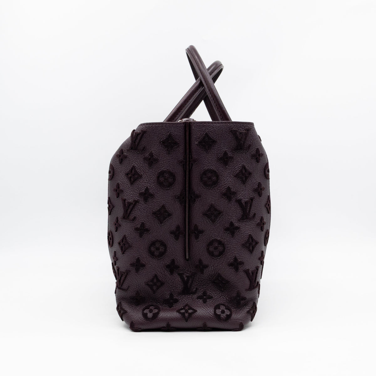 W Tote Bag Quetsche Veau Cachemire Leather