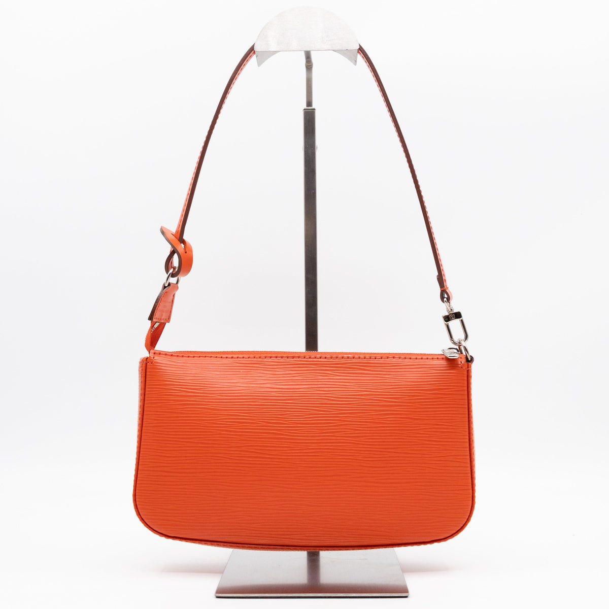 Pochette Accessoires Orange Epi Leather