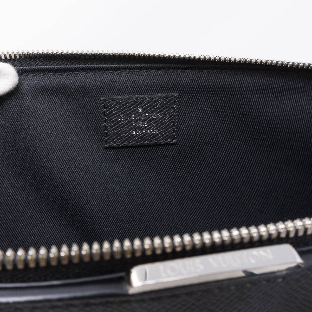 Louis-vuitton Anton Soft Briefcase Black Taiga Leather