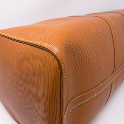 Louis-vuitton Keepall 45 Epi Leather Brown